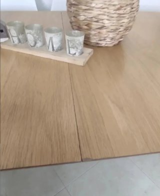 Mesa de comedor extensible (sillas no incluidas)