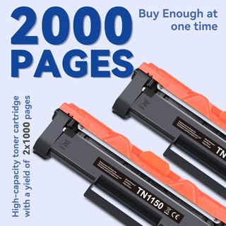 LEMERO TN1150 Toner Cartridge 2PCS