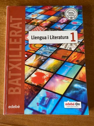 Libro Llengua y Literatura 1 bachillerato Edebè