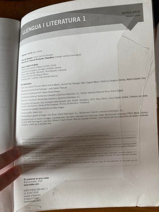 Libro Llengua y Literatura 1 bachillerato Edebè