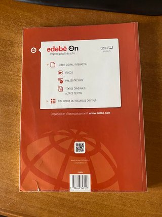 Libro Llengua y Literatura 1 bachillerato Edebè