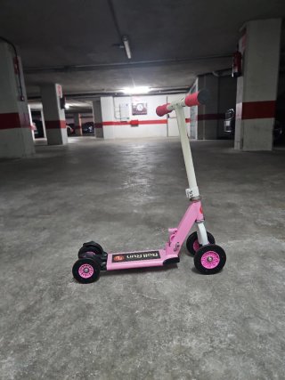 Patinete Roll Run 4 ruedas rosa