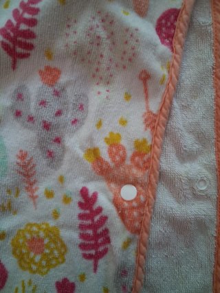 Poncho infantil cactus y flores