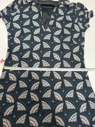 Vestido Mango Penélope Cruz azul/blanco 40-42
