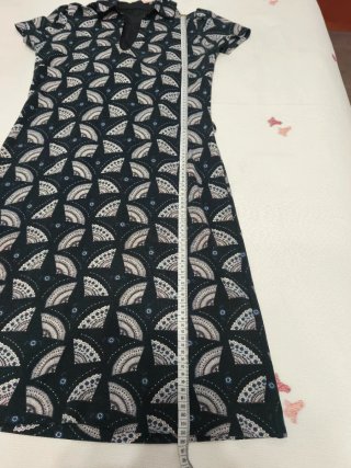 Vestido Mango Penélope Cruz azul/blanco 40-42