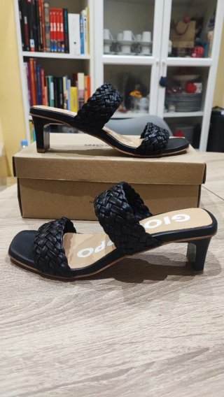 Sandalias piel Gioseppo Pirie T-40 Negras.