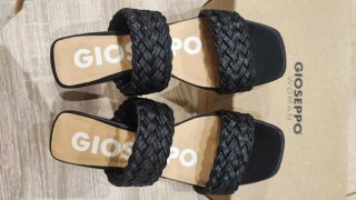 Sandalias piel Gioseppo Pirie T-40 Negras.