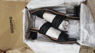 Sandalias piel Gioseppo Pirie T-40 Negras.