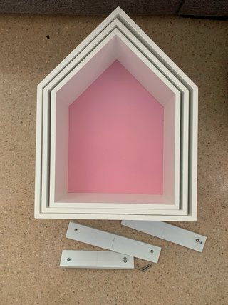 Estanterías Casita Decoración (3 uds)
