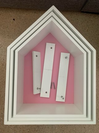 Estanterías Casita Decoración (3 uds)