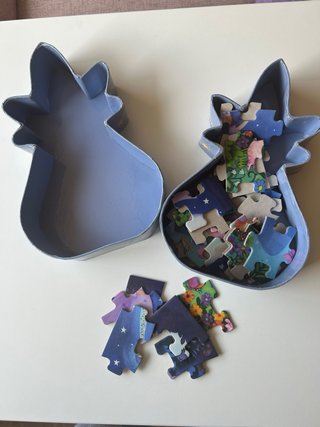 3 Puzzles Djeco Princesas y Hadas 36 piezas +4