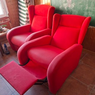 Sofá reclinable  Juntos o individual No envio