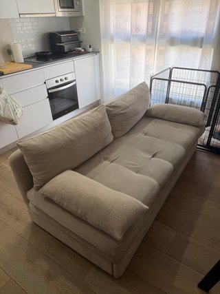 Sofá cama Clio Maisons du Monde Beige