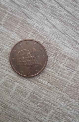 Moneda 5 céntimos Euro Coliseo 2013