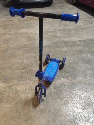 Patinete infantil 3 ruedas azul