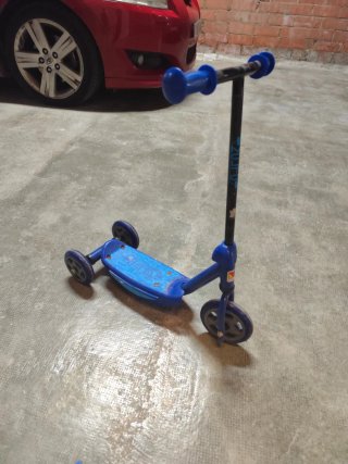 Patinete infantil 3 ruedas azul