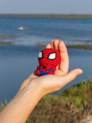 Spider-Man Amigurumi Miniatura