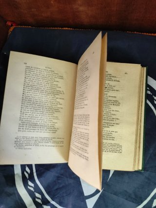 Libro Antiguo Poesía Francesa (1869). Tomo II