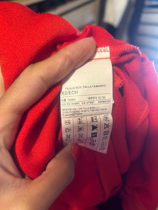 Abito rosso Benetton