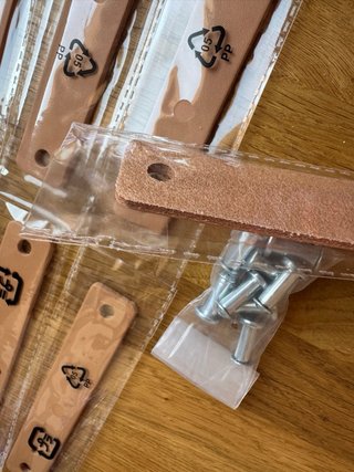 Tiradores cuero IKEA ÖSTERNÄS (8 unidades)