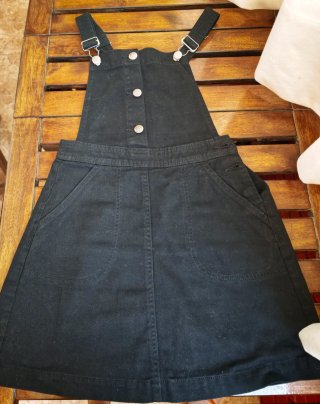 pichi vaquero negro h&m divided talla S