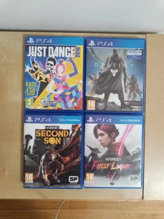 PS4 Juegos: Just Dance, Destiny, Infamous