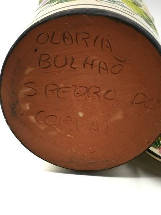 Maravilloso albarero antiguo Olaria Bulhao Corval