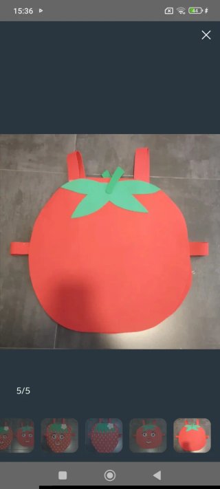 ** Disfraz Fresa y Tomate