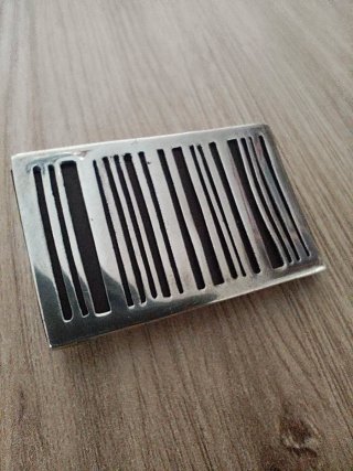 Colgante o broche Plata Ley Diseño Rayas
