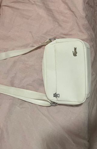 Bandolera Lacoste Blanca