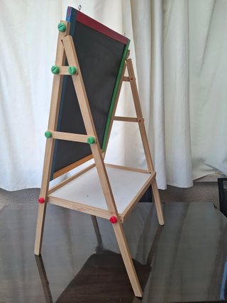 Pizarra 2 en 1 infantil de madera
