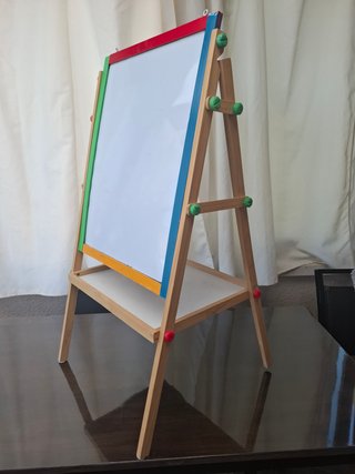 Pizarra 2 en 1 infantil de madera