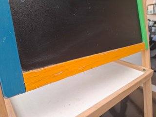Pizarra 2 en 1 infantil de madera