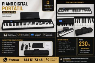 Piano Digital Portátil Startone FP-90