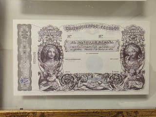 Cuadro Colección Billetes y Pagares Facsímiles 2