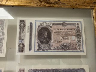 Cuadro Colección Billetes y Pagares Facsímiles 2