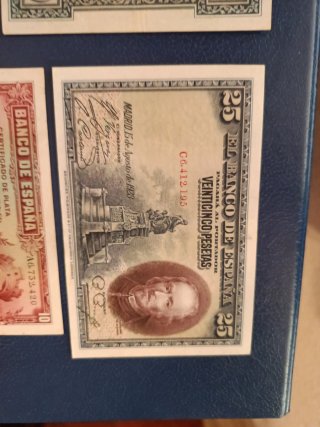 Lote de Billetes Españoles Antiguos