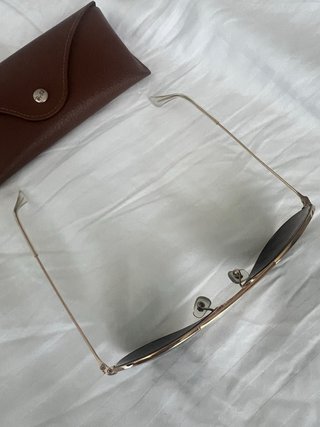 Gafas de Sol Ray-Ban Aviator Doradas Negras