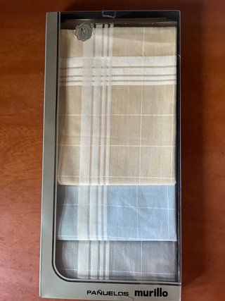 Pañuelos Murillo Hombre Beige y Azul