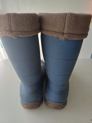 Botas de agua de invierno forradas