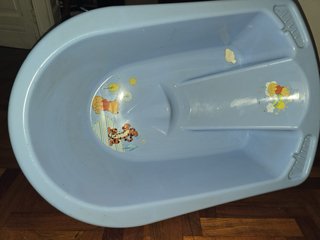 Bañera bebé infantil azul Winnie Pooh