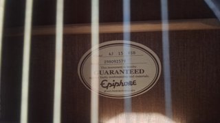 Chitarra Acustica Jumbo Epiphone AJ-15 VSB