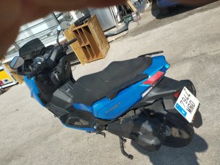 Moto Scooter Wottan Azul y Negra