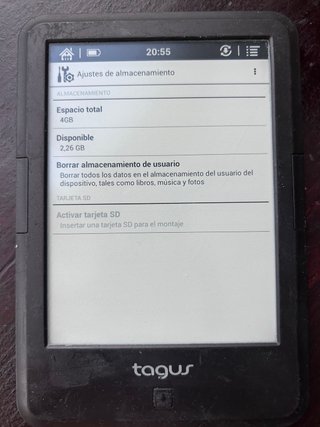 Ebook Tagus Táctil (Sin Luz)