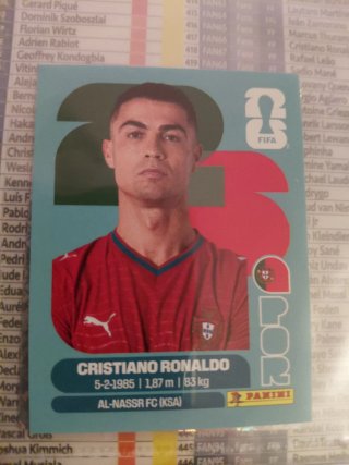Cromo Cristiano Ronaldo Mundial 2026