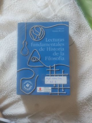 Lecturas fundamentales de Historia de la Filosofía