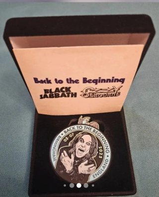 Moneda conmemorativa Ozzy Back to the Beginning
