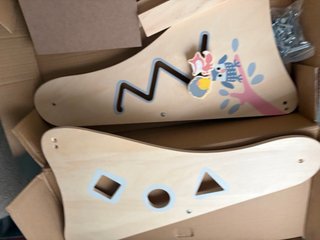 Andador de aprendizaje de madera