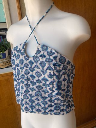 Top crop estampado Brownie