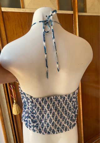Top crop estampado Brownie